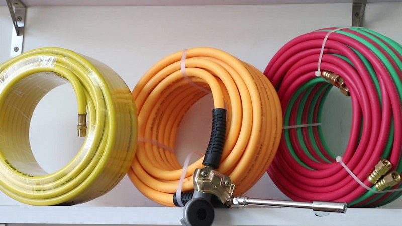 Normal water hose with folding hose